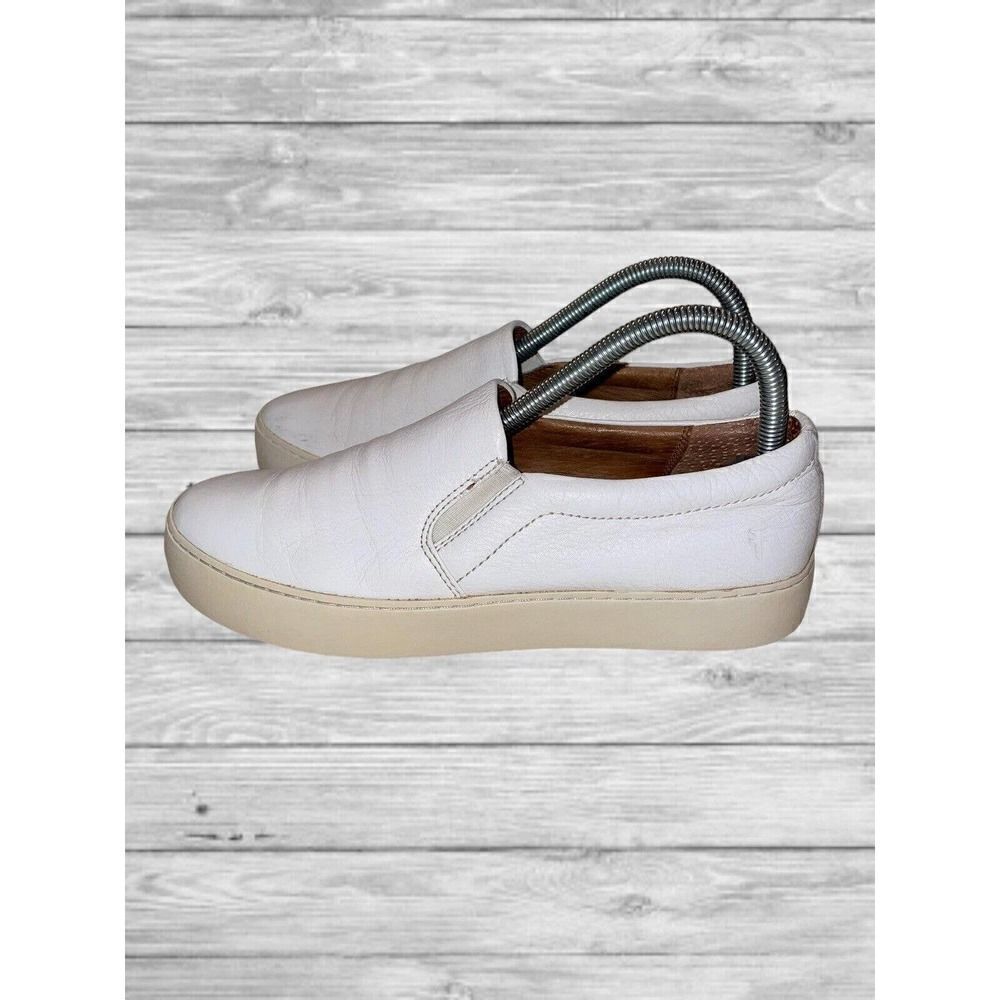 Frye White Slip-On Sneakers - Picture 3 of 9